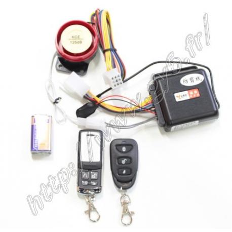 Kit alarme scooter Chinois gy6 - Peugeot Sum-Up - Vclic