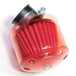 cornet 38mm coude rouge pour carburateurs de scooter Chinois 50cc 4T